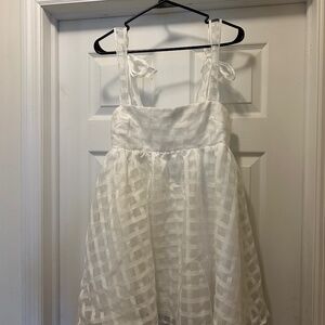 Russo White Check Amanda Uprichard Dress